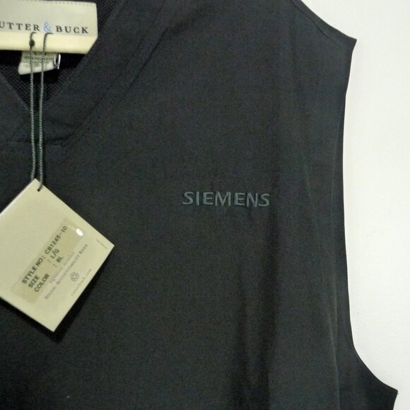 BLACK WINDBREAKER VEST GOLF BOATING LARGE - Picture 4 of 9